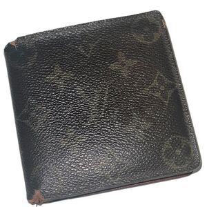 Louis Vuitton Brown Bifold Leather Monogram Men's Wallet